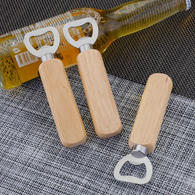 Bamboo Bottle Opener