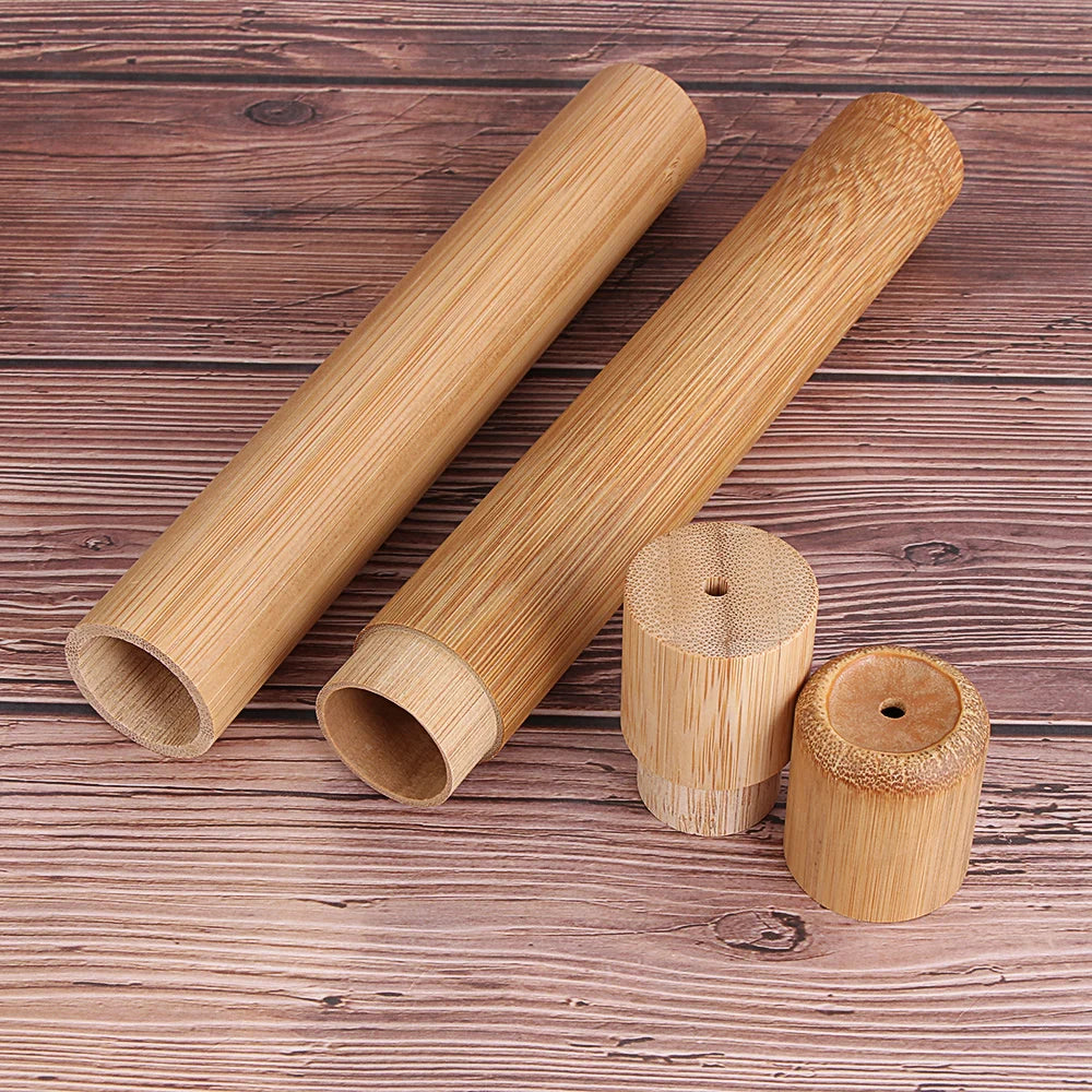 Bamboo Toothbrush Holder
