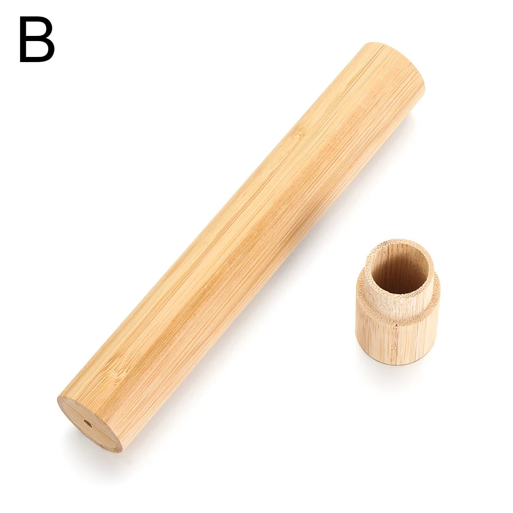 Bamboo Toothbrush Holder