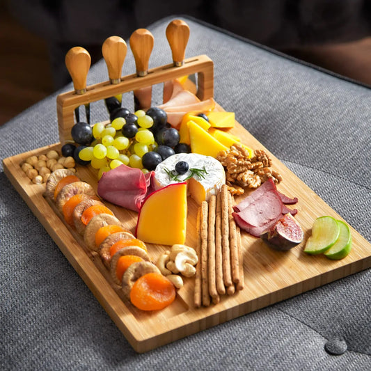 Bamboo Cheese Board Serving Tray