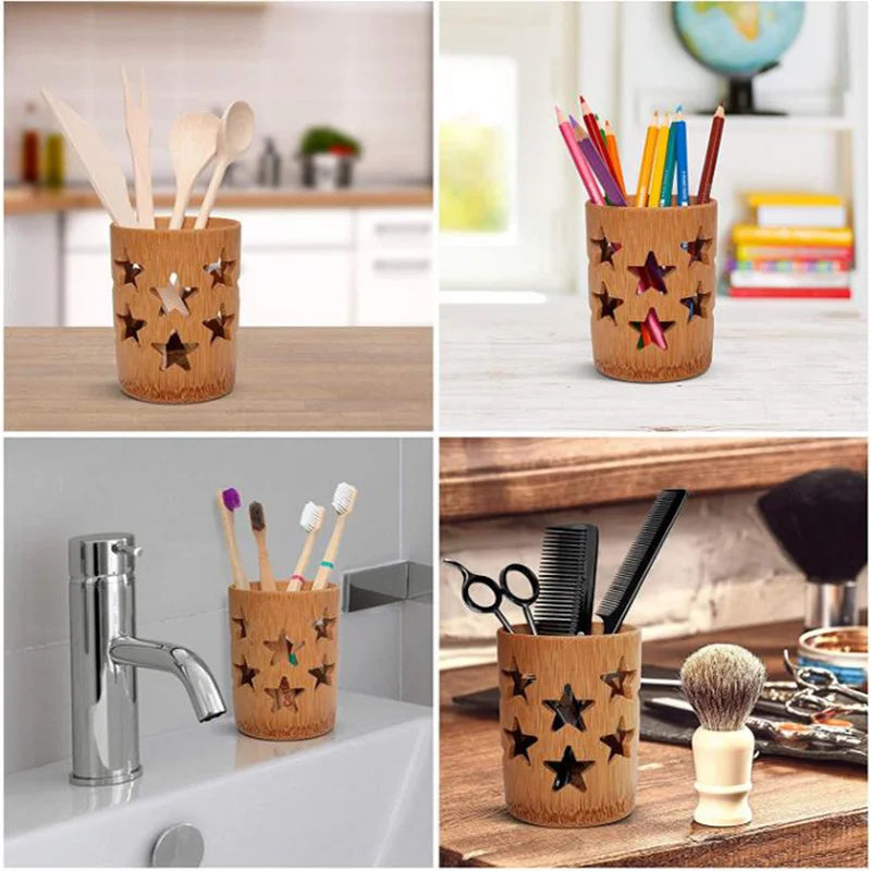 Bamboo Toothbrush Holder