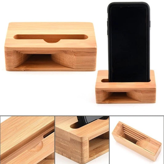 Bamboo Sound Amplifier Speaker