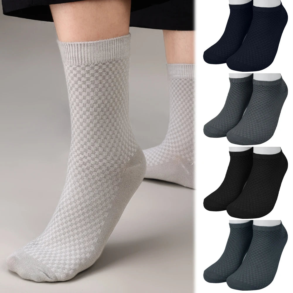 Bamboo Men Fiber Socks 10pcs