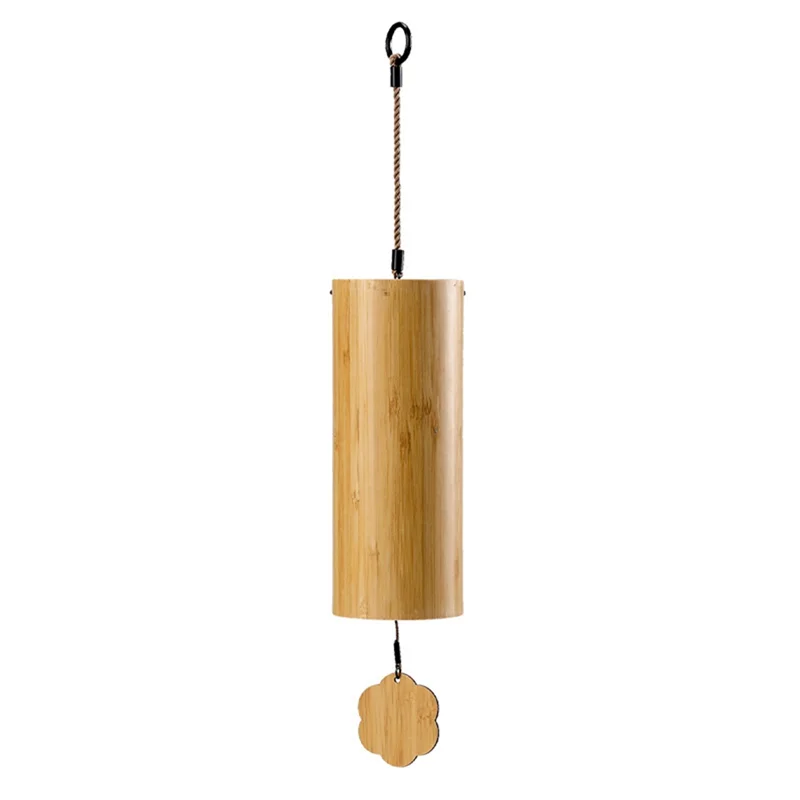 Bamboo Windchime Winter Style Outdoor