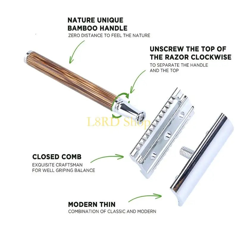 Bamboo Razor Double Shaving