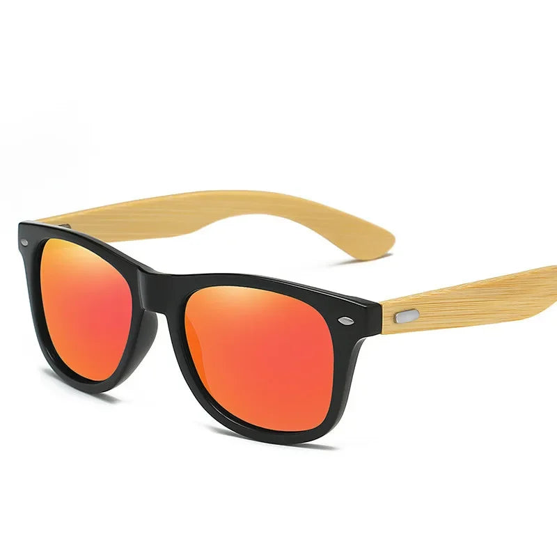 Bamboo Sunglasses Men Women Classic UV400 Non-Polarized