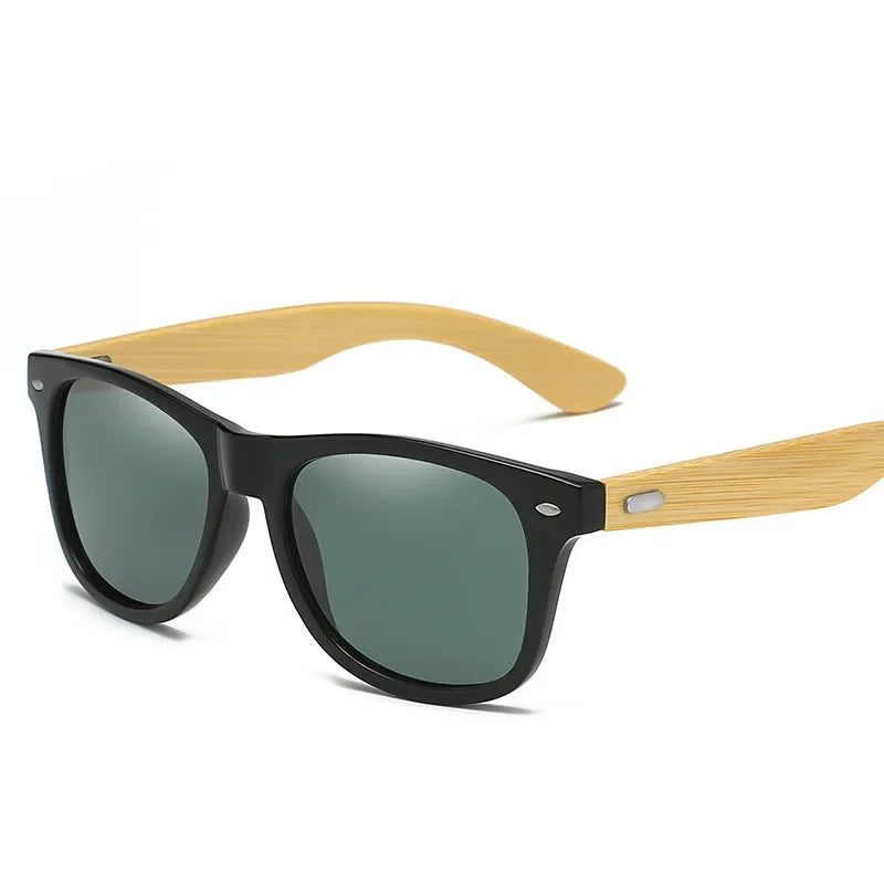 Bamboo Sunglasses Men Women Classic UV400 Non-Polarized