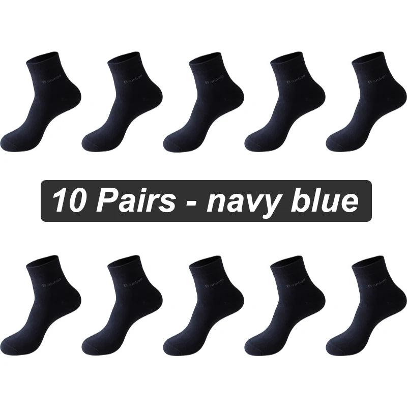 Bamboo Fiber Socks Men 10 pairs