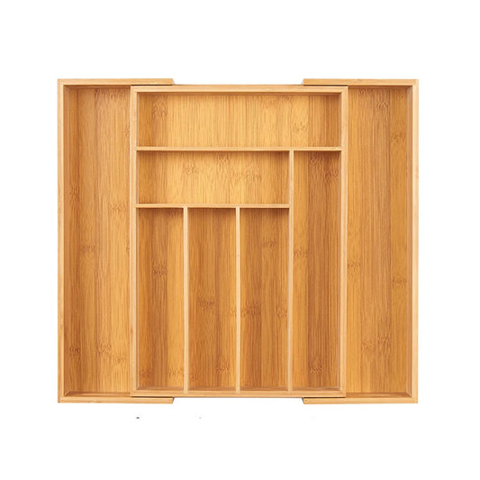 Bamboo Expandable Cutlery Tray