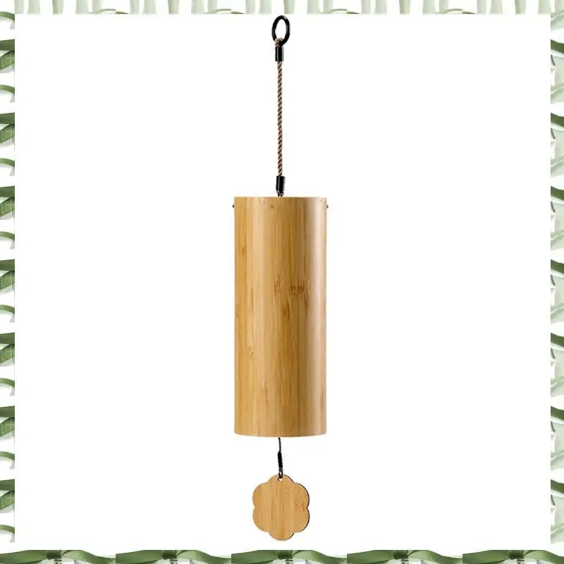 Bamboo Windchime Winter Style Outdoor