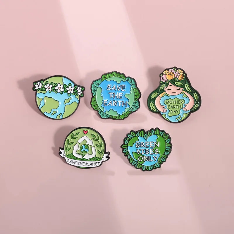 Save The Earth Pins