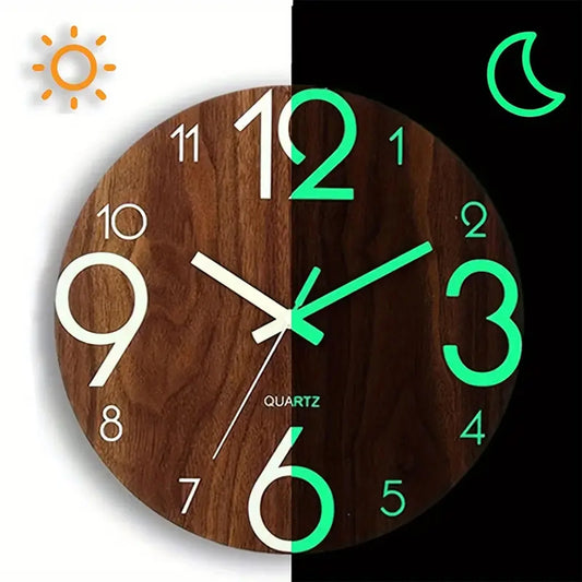 Wooden Wall Clock 12 inch