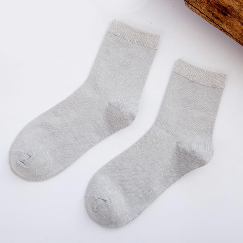 Bamboo Fiber Socks Women's 5 Pairs Colorful