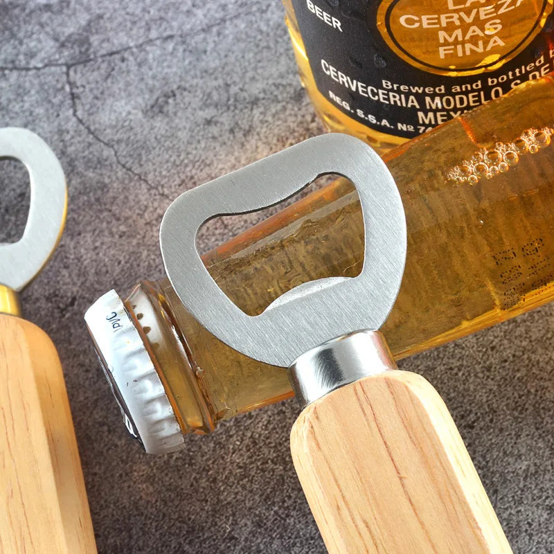 Bamboo Bottle Opener