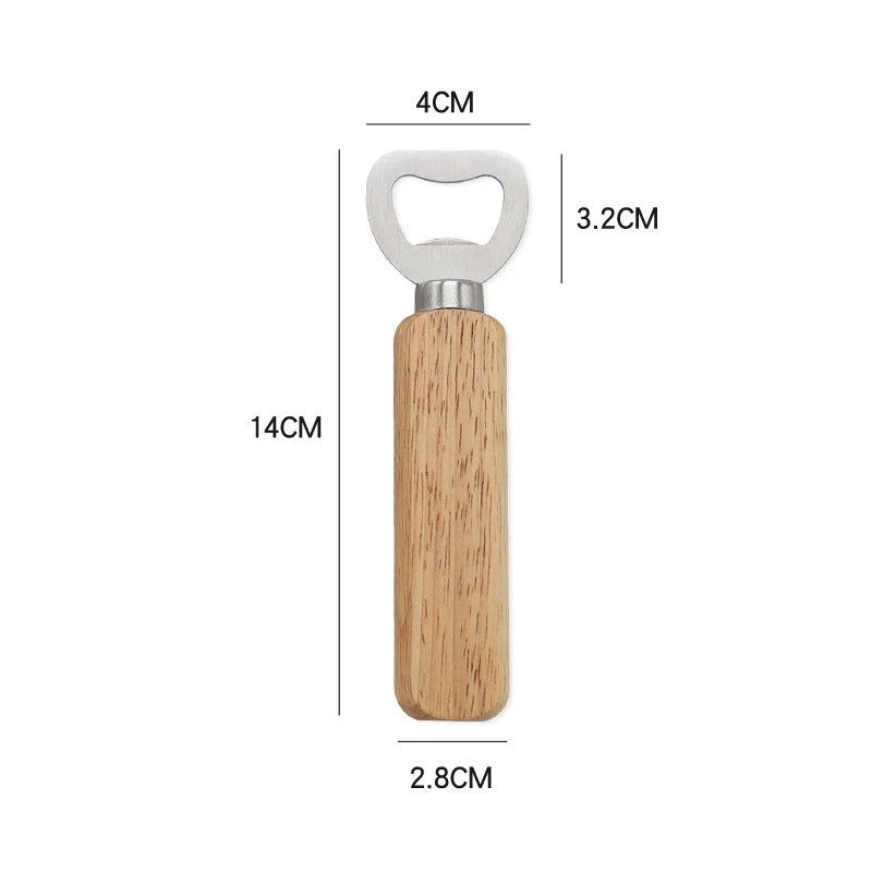 Bamboo Bottle Opener
