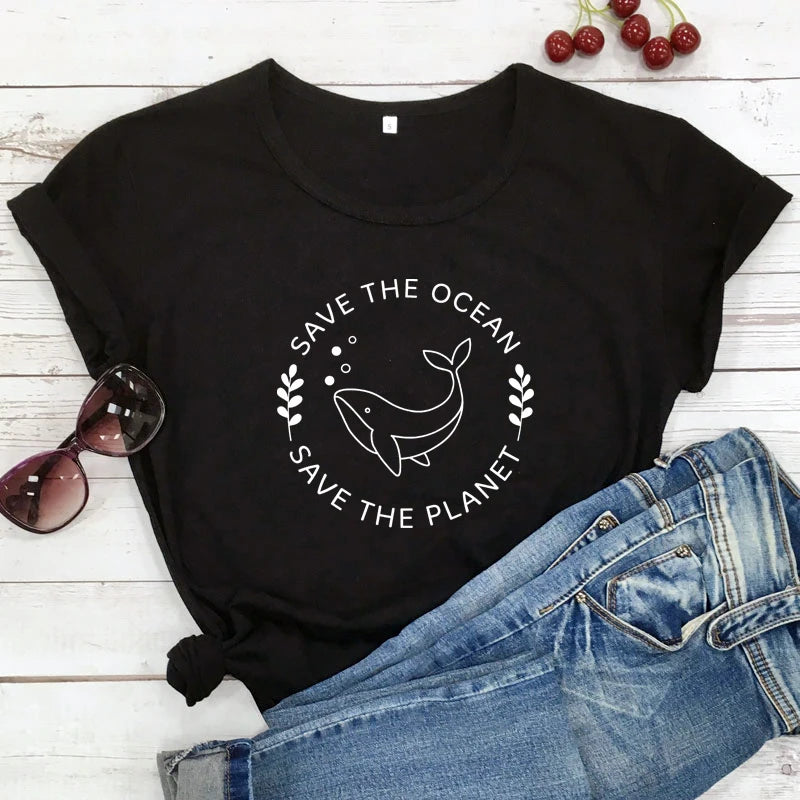 Save The Planet T-shirt women