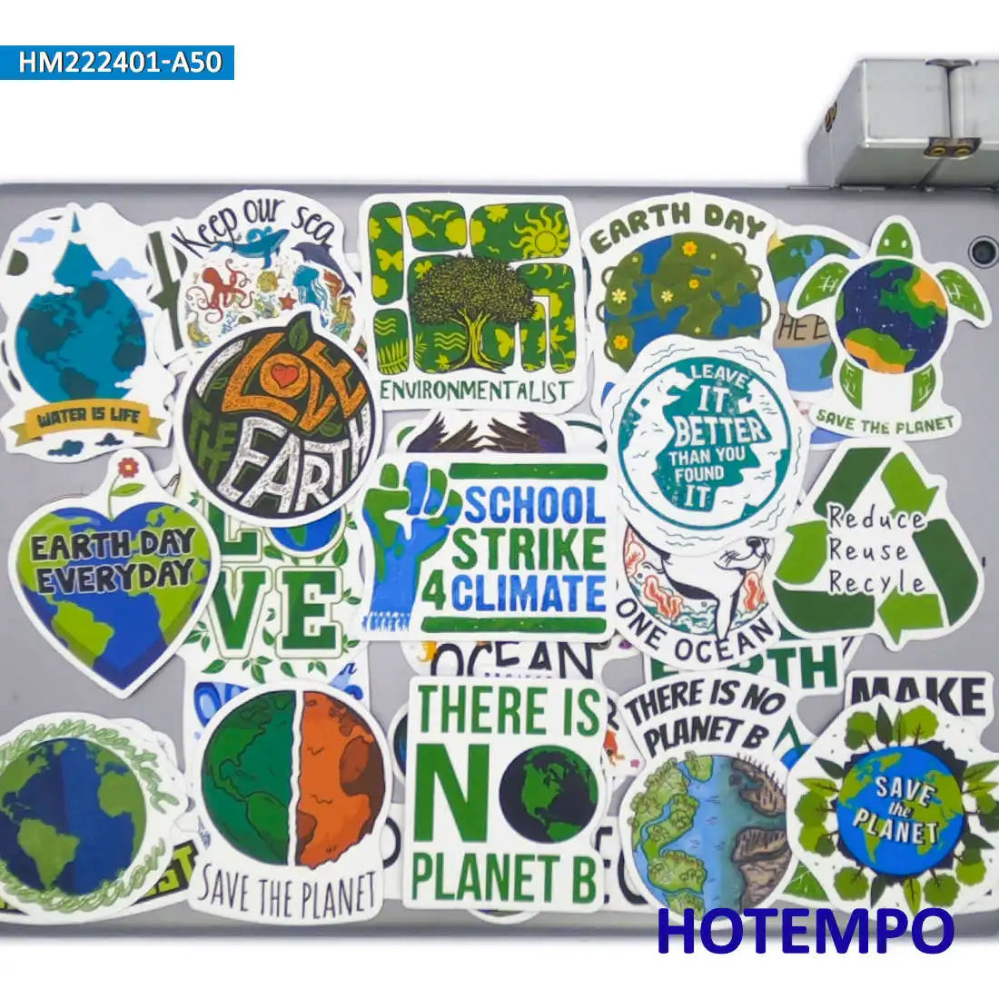 Save The Planet Stickers 50Pcs