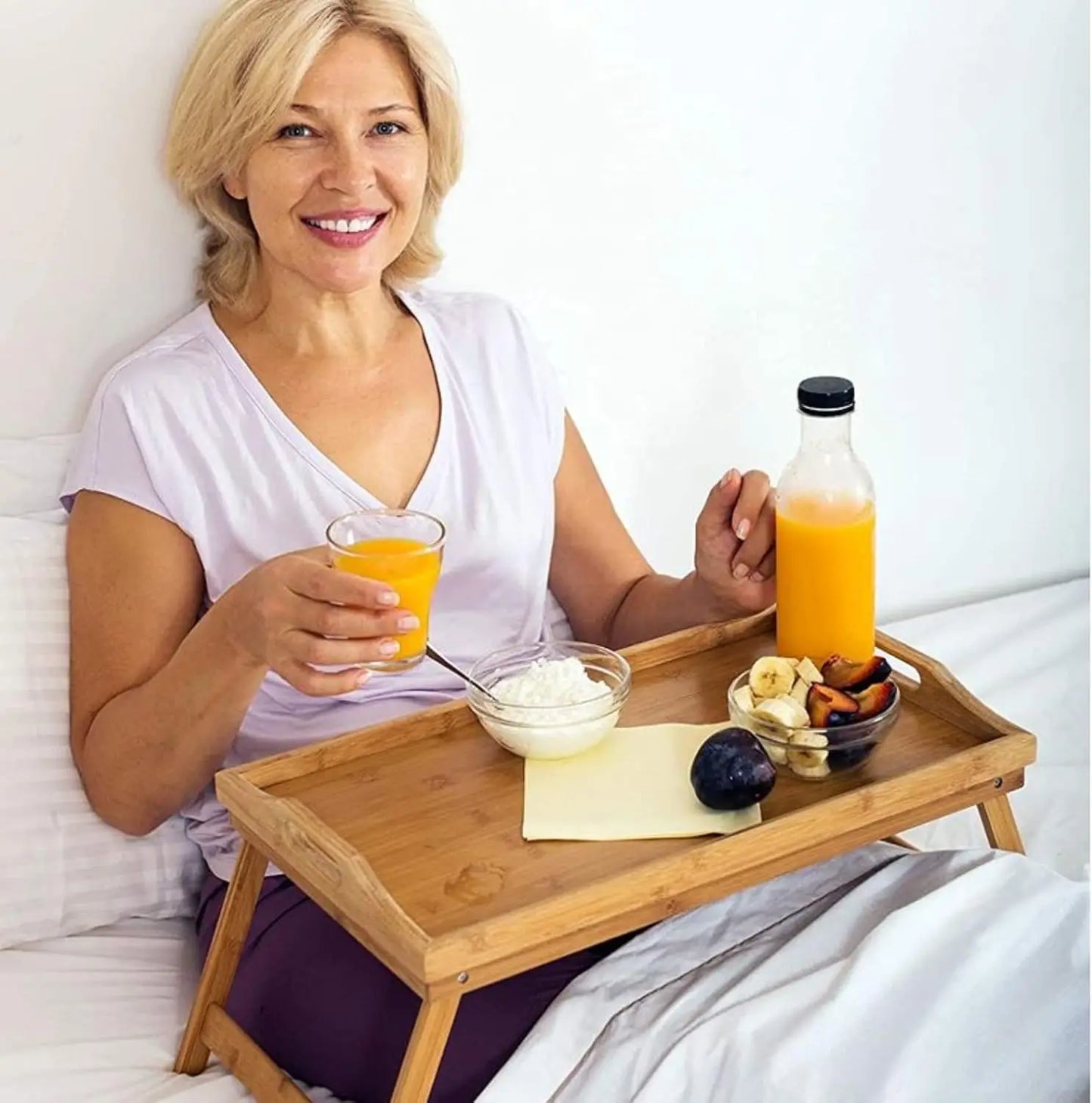 Bamboo Bed, Sofa, Eating and Laptops  tray