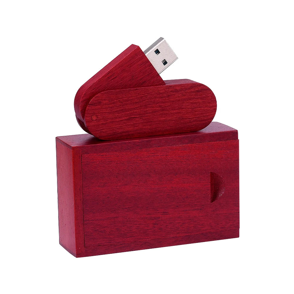Wooden USB Flash Drive and box 4/8/16/32/64/128 GB
