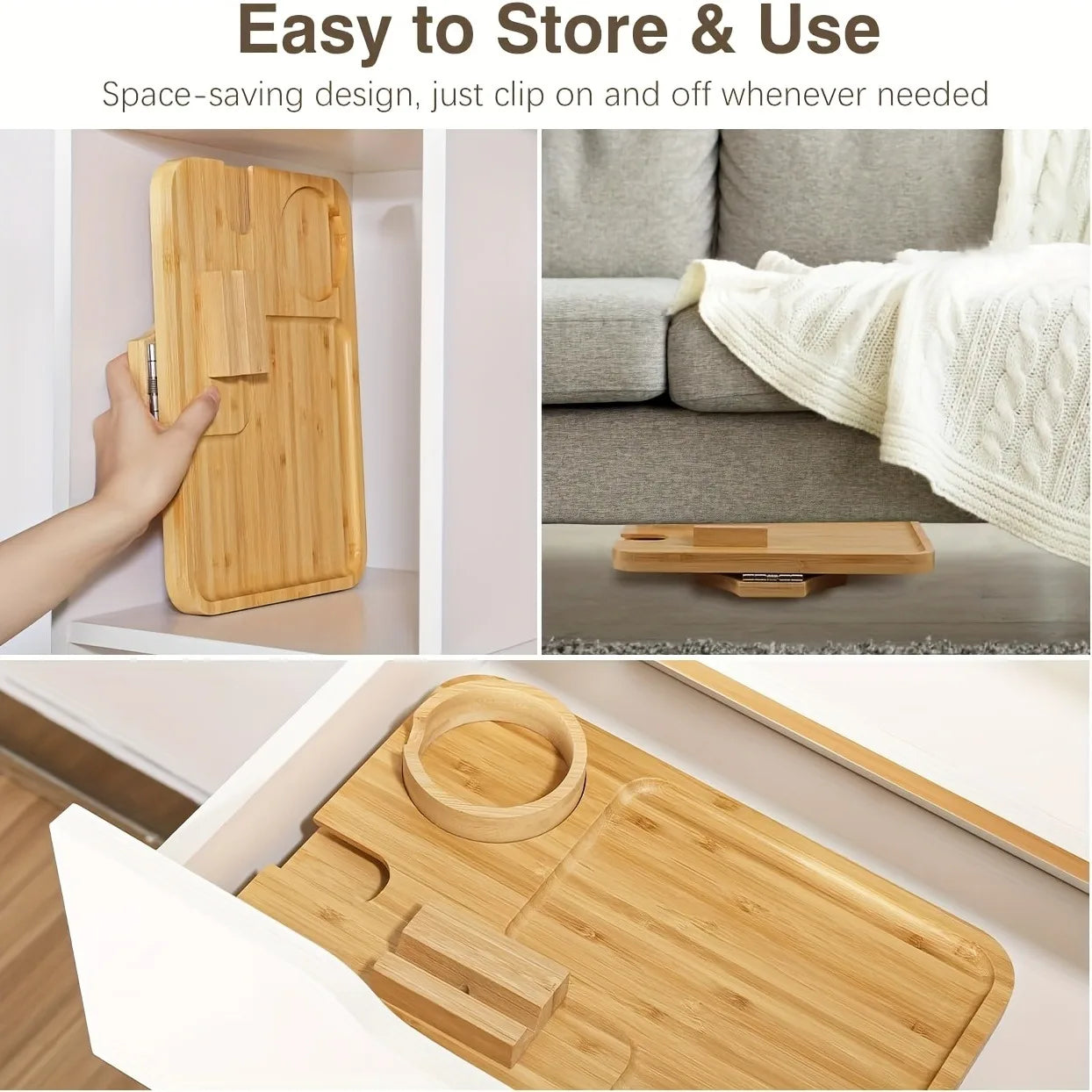 Bamboo Sofa Tray