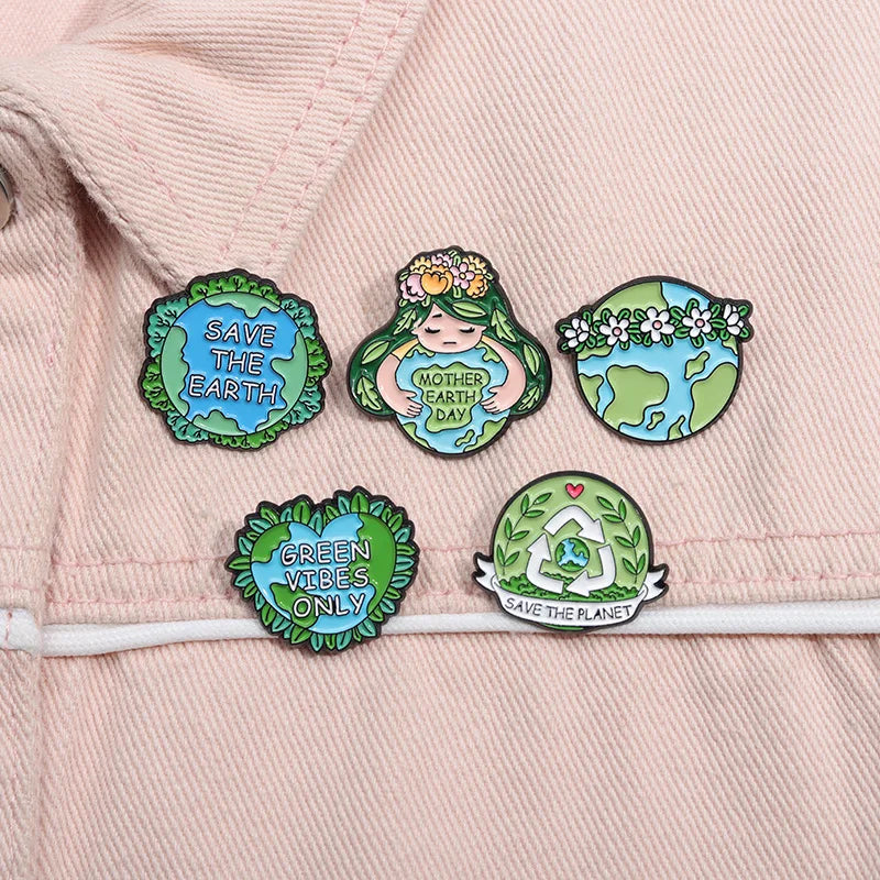 Save The Earth Pins