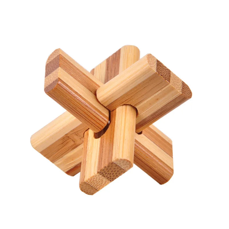 Bamboo Puzzles Game Toy For Adults Kids 11 Types