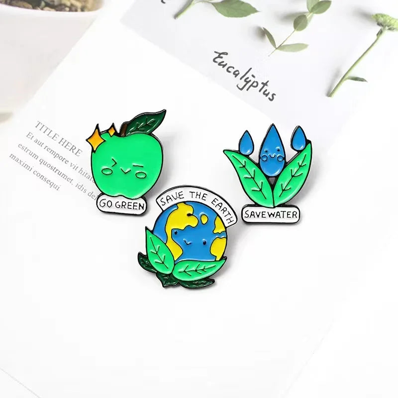 Save the Earth Pins