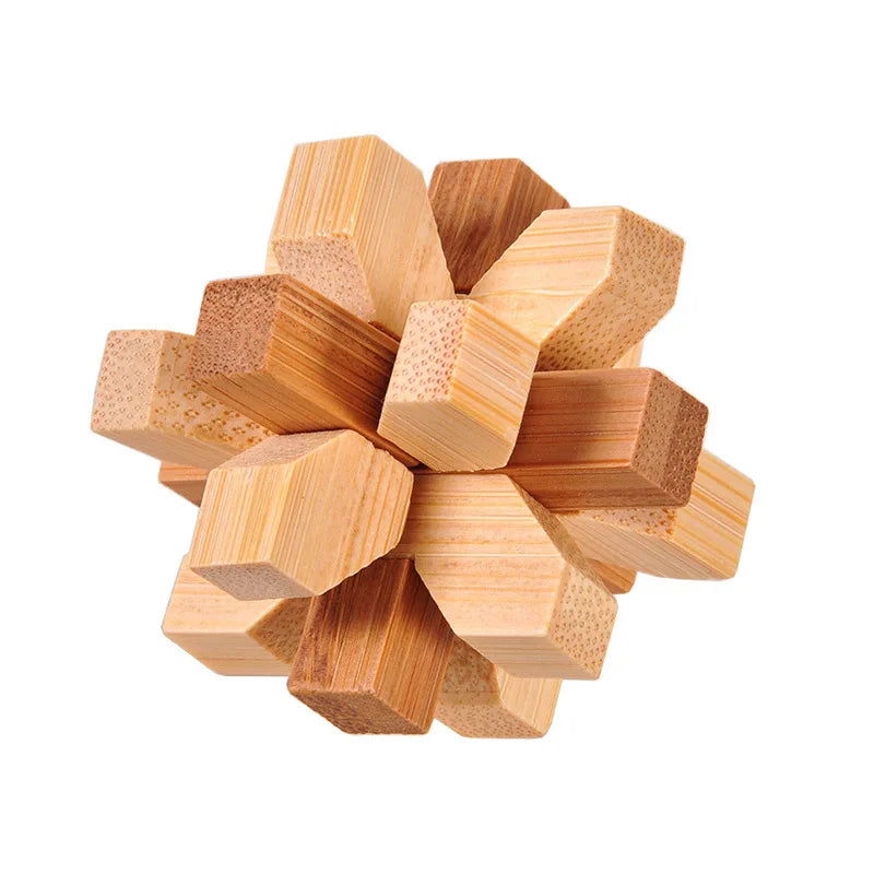 Bamboo Puzzles Game Toy For Adults Kids 11 Types