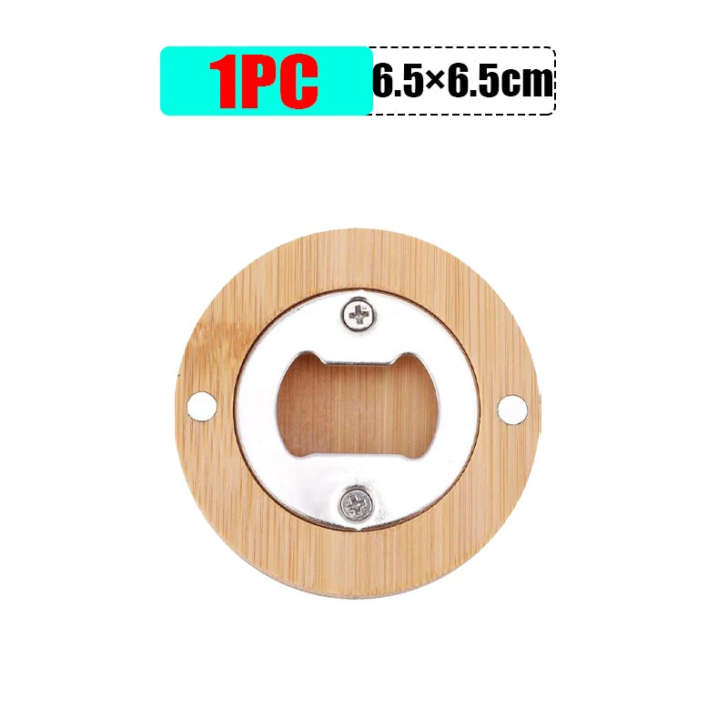 Bamboo Magnetic Bottle Openers  1/3/5/10 pcs