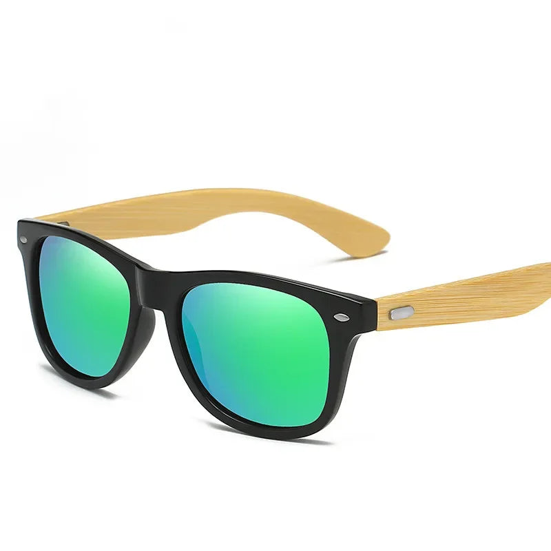Bamboo Sunglasses Men Women Classic UV400 Non-Polarized