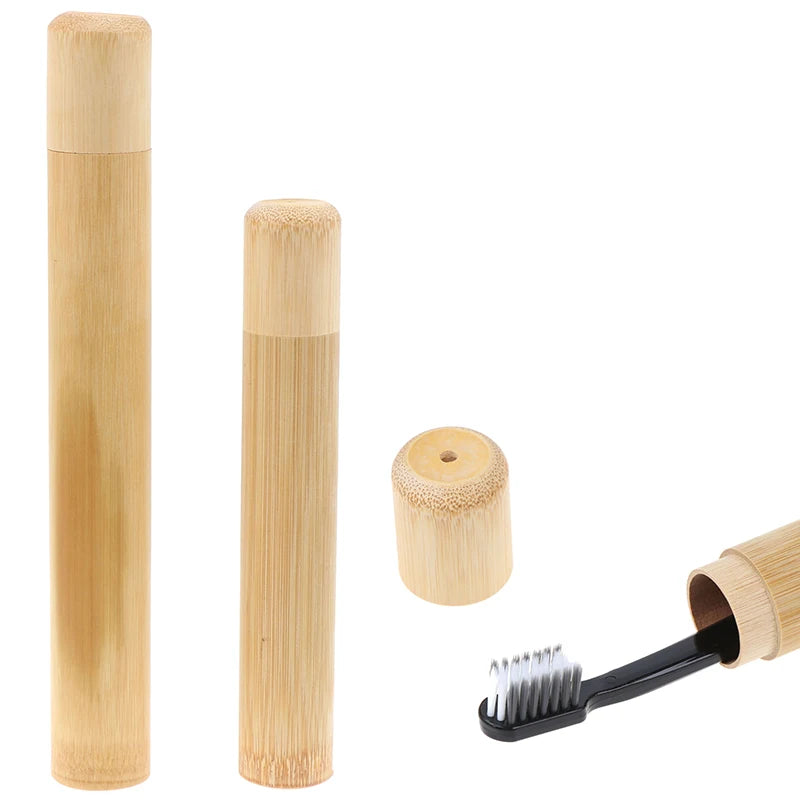Bamboo Toothbrush Holder 1pc