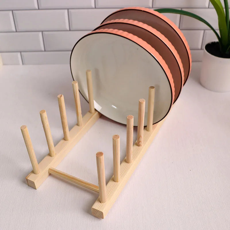 Wooden Stand Rack Kitchen