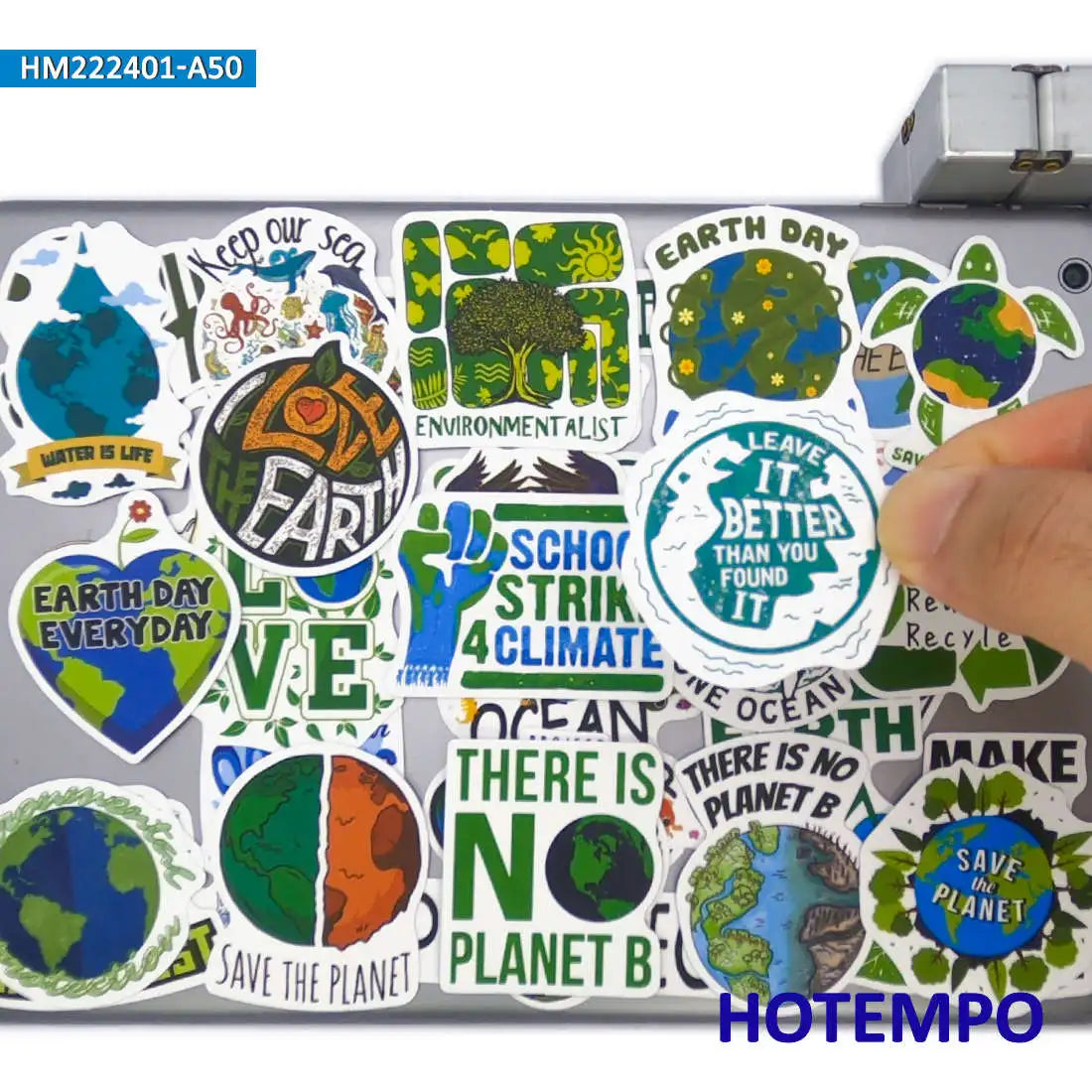 Save The Planet Stickers 50Pcs