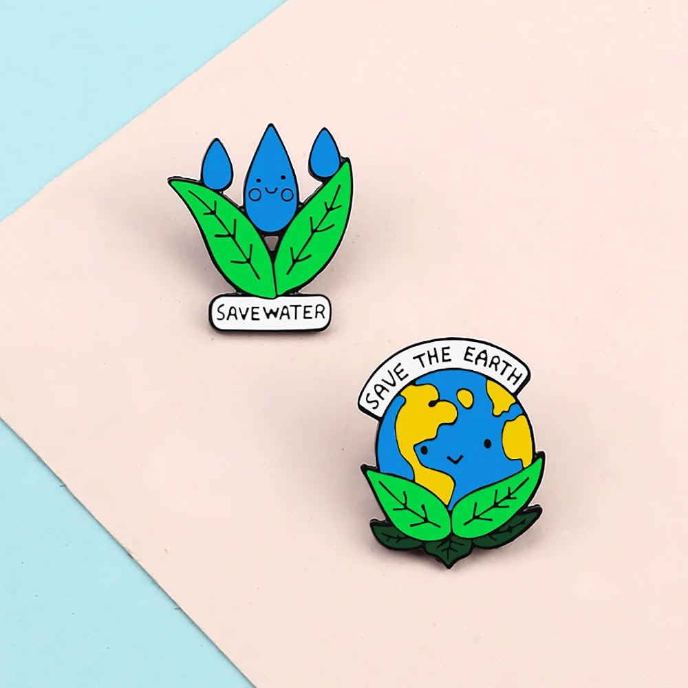 Save the Earth Pins