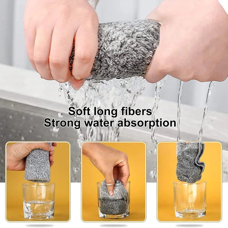 Bamboo cotton Towels 1/2/4/5Pcs