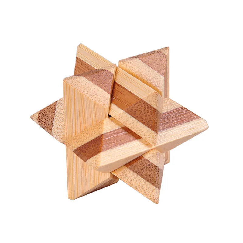 Bamboo Puzzles Game Toy For Adults Kids 11 Types