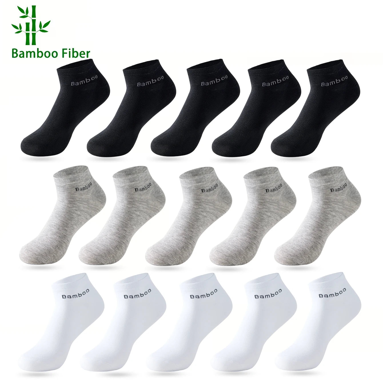 Bamboo Fiber Women Socks 5 Pairs  one size 35-40