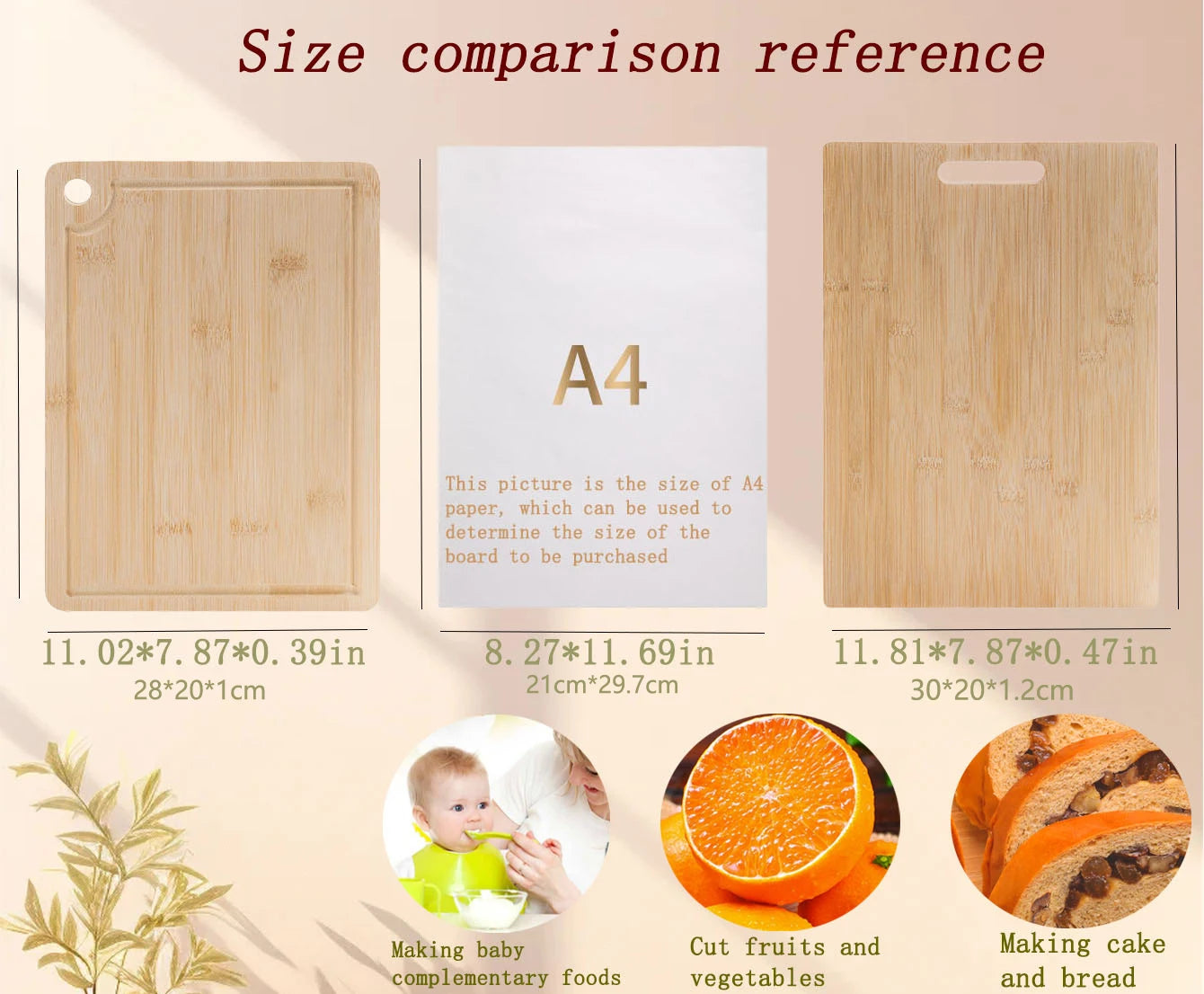 Bamboo cutting board