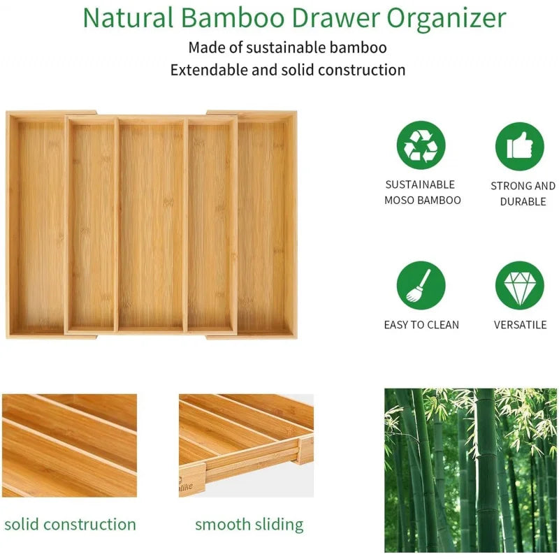 Bamboo Cutlery Tray
