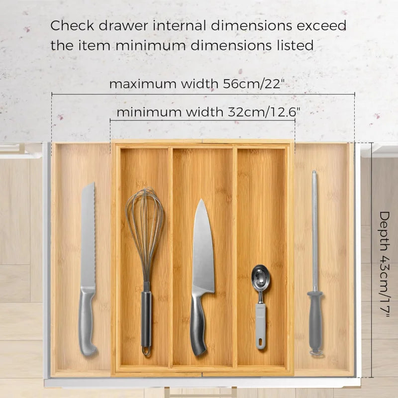 Bamboo Cutlery Tray