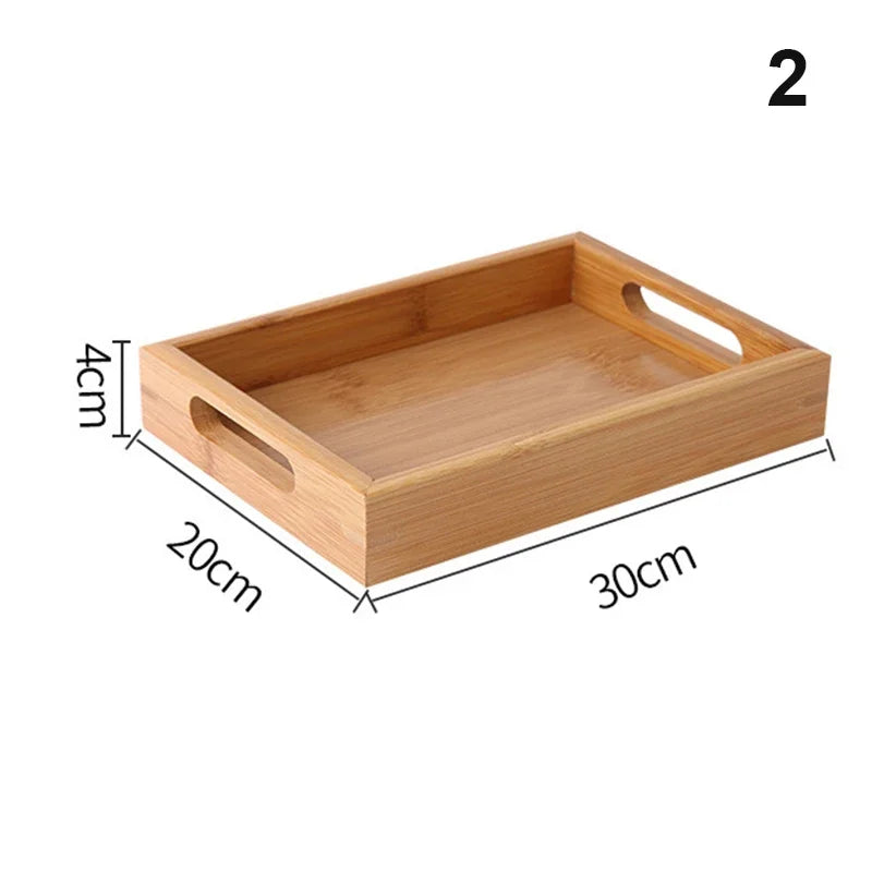 Bamboo Rectangular Tray