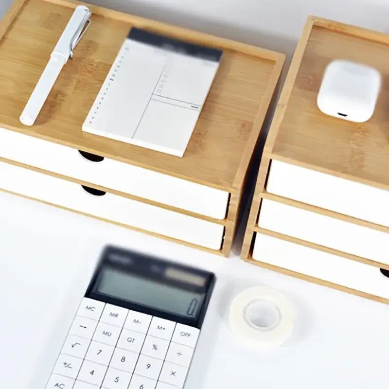 Bamboo Storage Box 1-3 layer