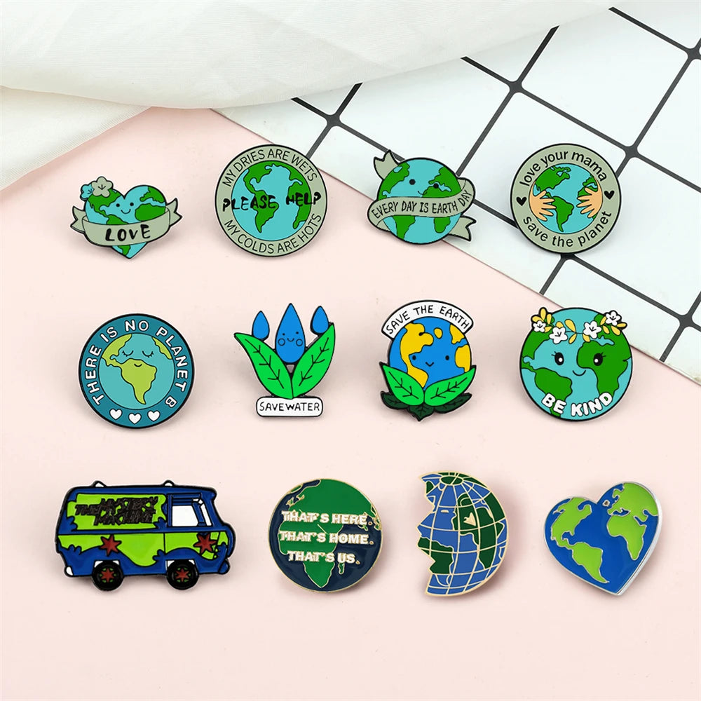 Save The Earth Pins