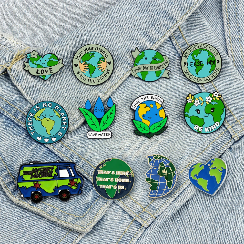 Save The Earth Pins