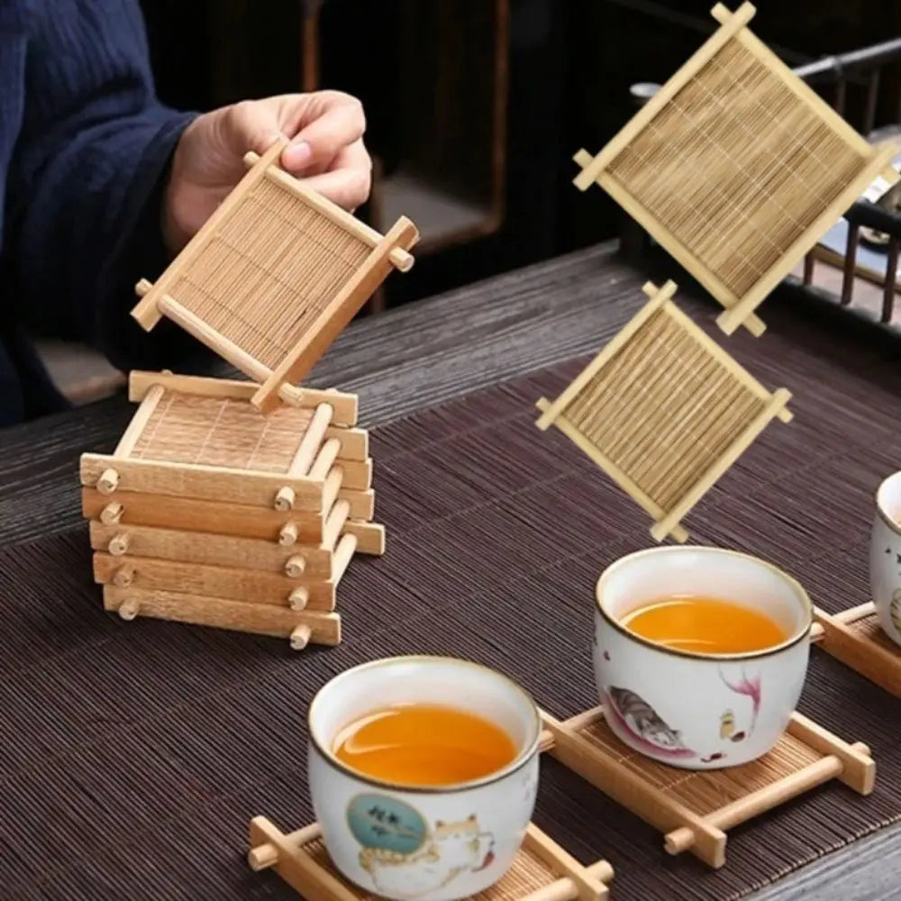 Bamboo Coasters Tea Trays