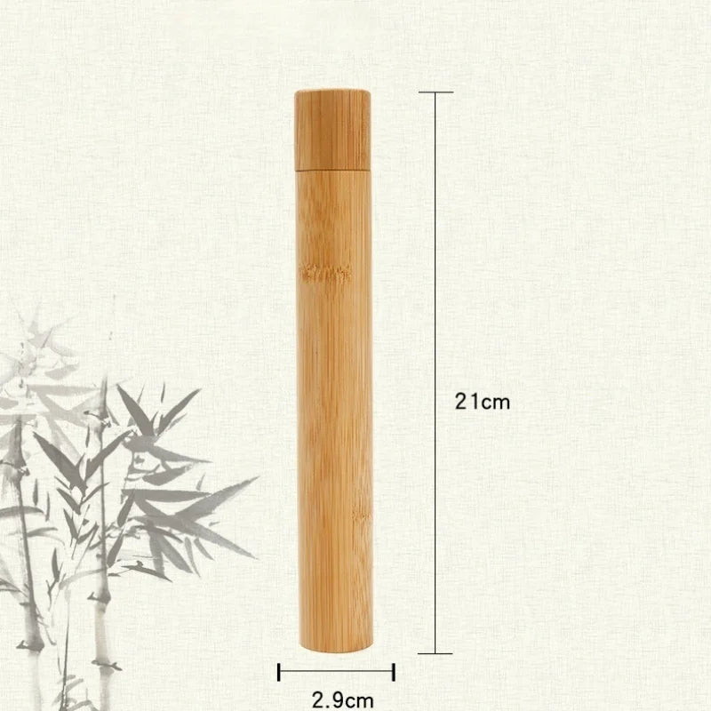Bamboo Toothbrush Holder