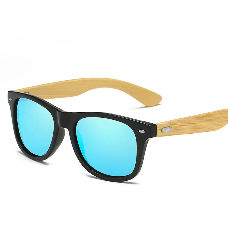 Bamboo Sunglasses Men Women Classic UV400 Non-Polarized