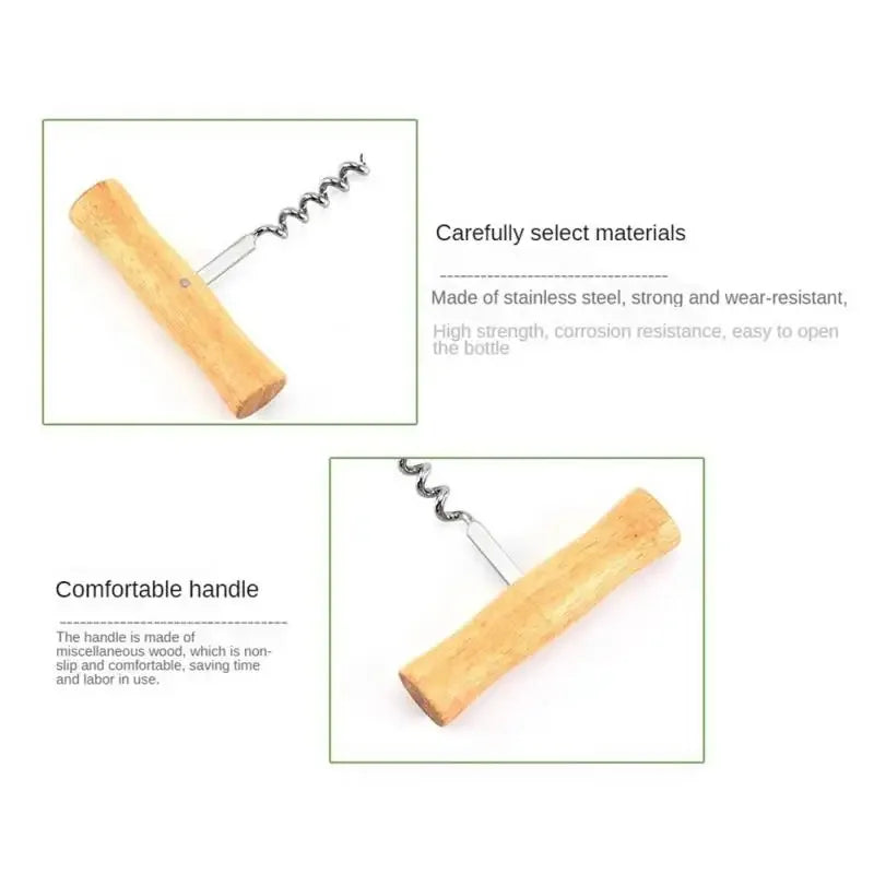 Bamboo Wine Opener  1 pcs