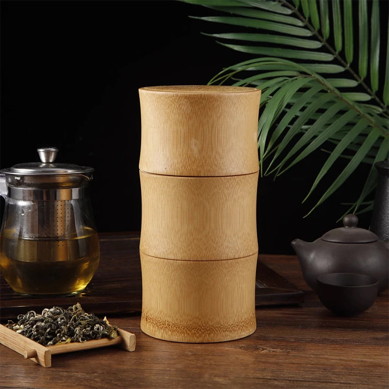 Bamboo Food Storage Box Tea Nut Spice