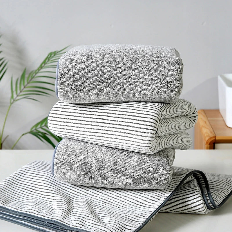 bamboo charcoal fiber bath towel